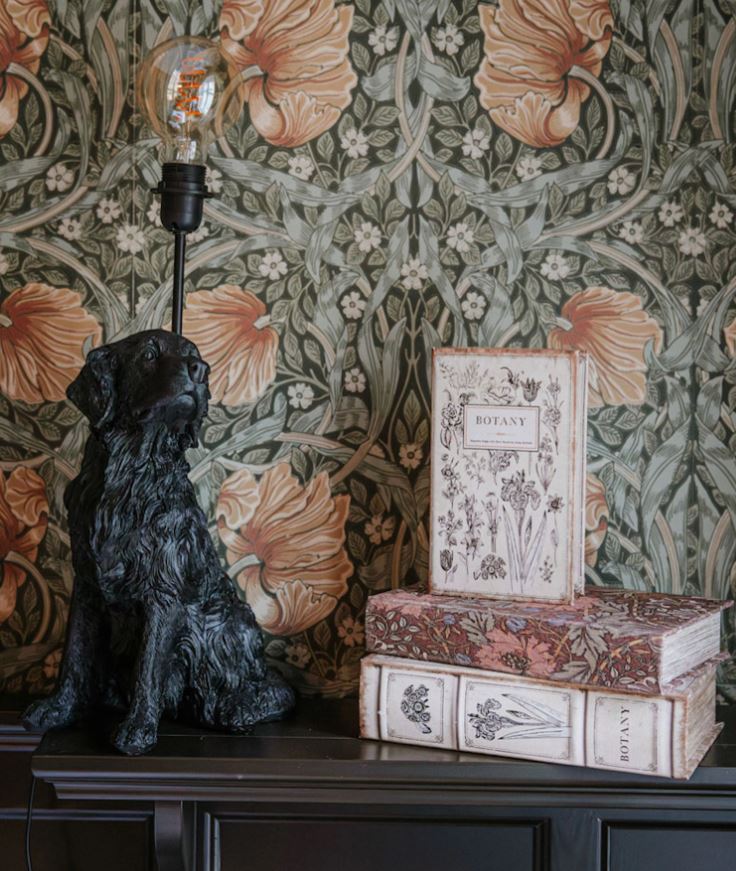 Bordlampe Lampefot Hund 49 cm