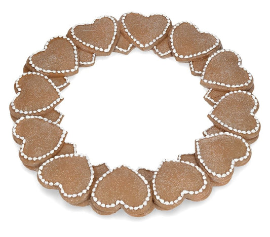 Juledekorasjon Innendørs Pepperkakekrans 30 cm