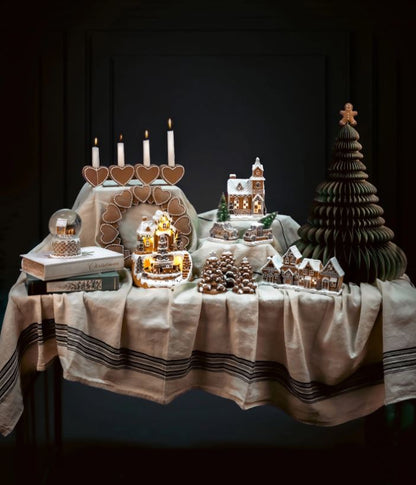 Juledekorasjon Innendørs Pepperkakekrans 30 cm