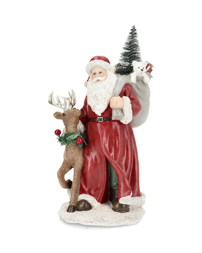 Belysning Jul Nisse med reinsdyr LED-lys 22 cm
