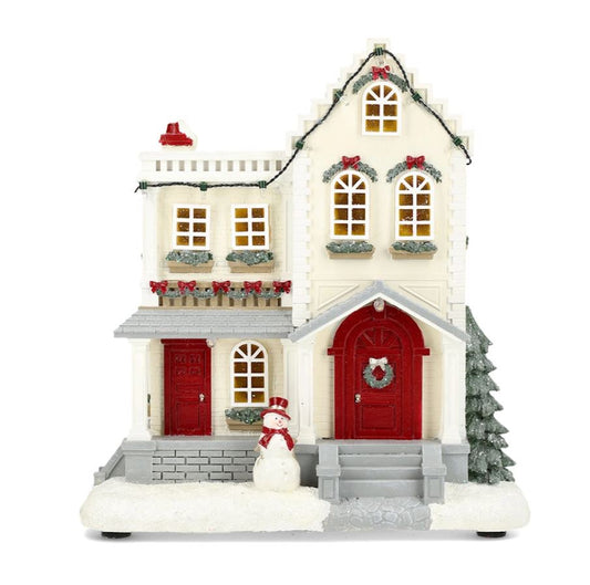 Belysning Jul LED Lykt Hus 26 cm