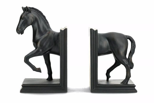 Dekorasjon bokstøtte Hest Poly 2-pakning 12x10x22cm