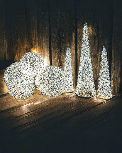 Utendørs julepynt LED-gran 90 cm