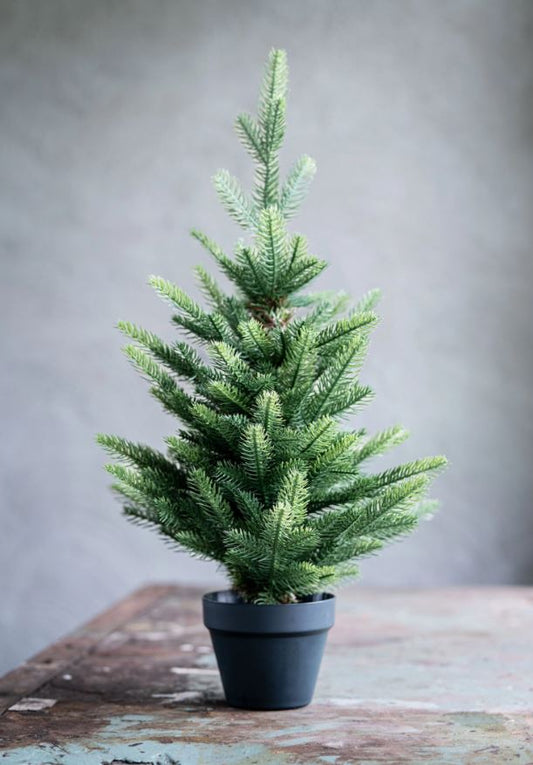 Jul div. Kunstig gran i potte 60 cm