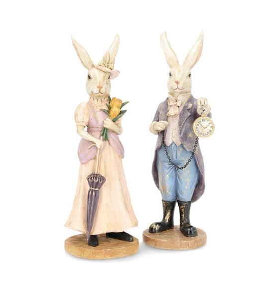 Påskepynt Herr og Fru Kanin Mix 29/30 cm