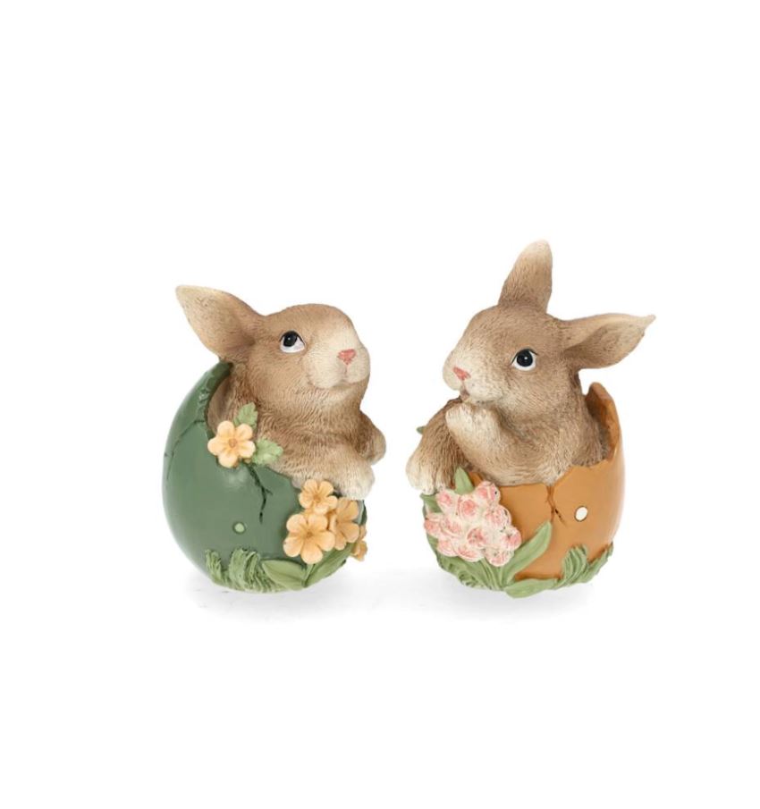 Påskepynt Kanin i Egg Mix 11 cm