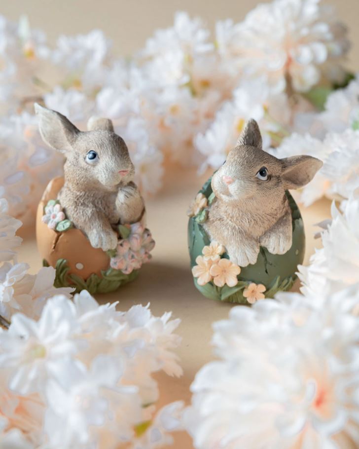 Påskepynt Kanin i Egg Mix 11 cm