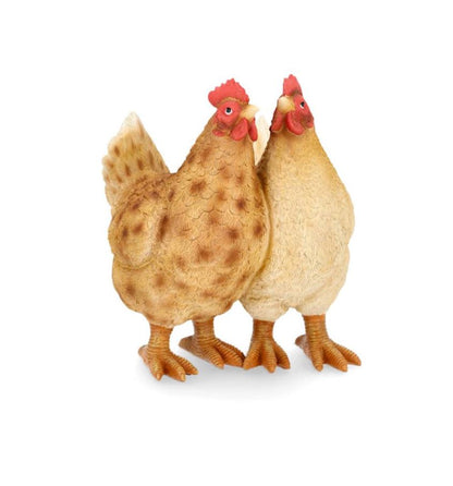 Påskepynt Hønseuduo 22 cm