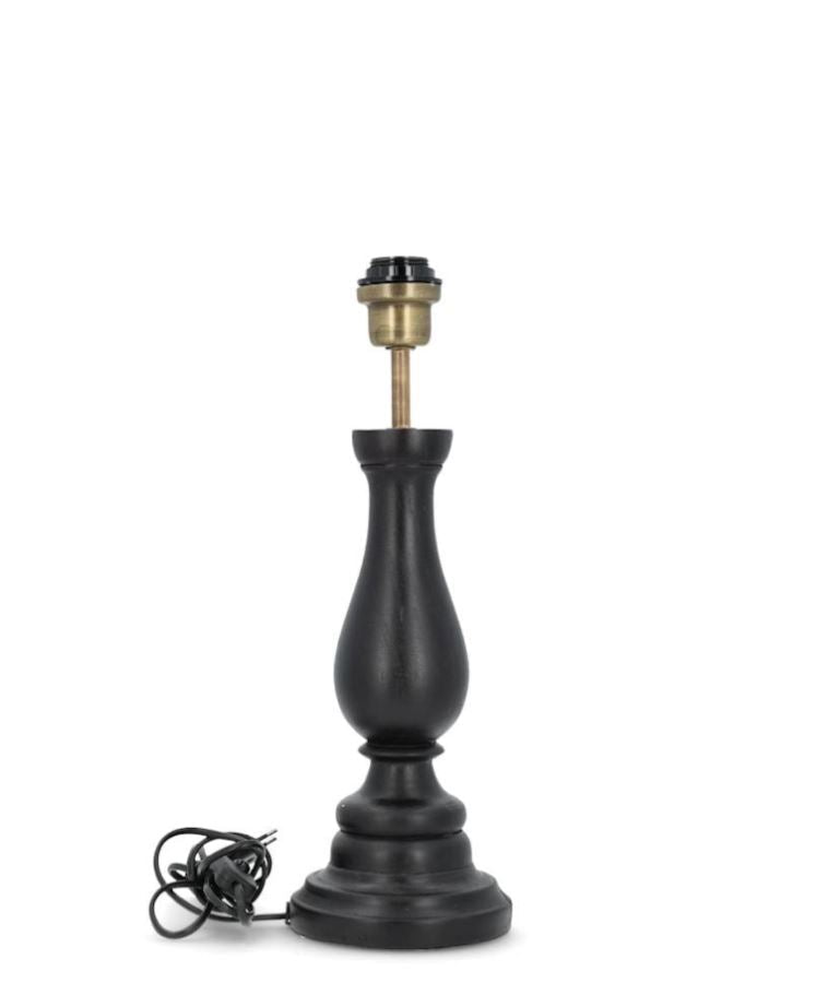 Bordlampe Lampfot Theo Svart 43 cm