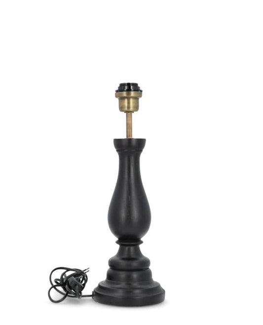 Bordlampe Lampfot Theo Svart 43 cm