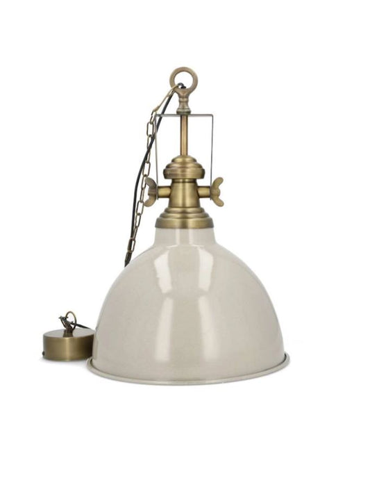 Taklampe Baron Sand messing 40x61 cm