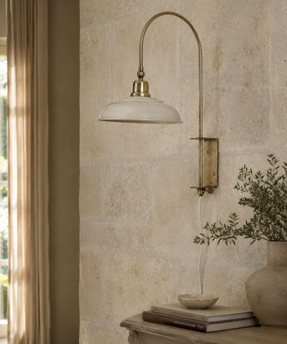 Vegglampe Noa Sand 20x24 48 cm