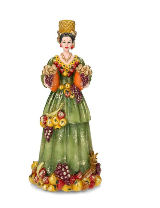 Lysestake Kvinne Frukt Grønn 36 cm På lager uke 11