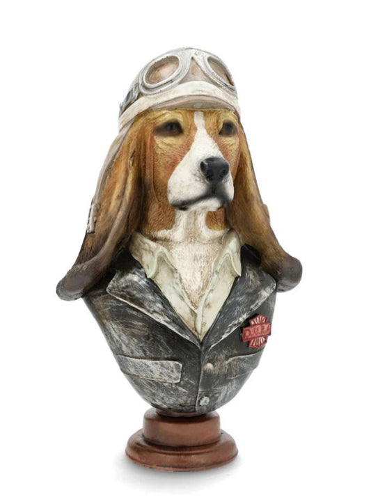 Dekorasjon Byste Basset Hound 30 cm