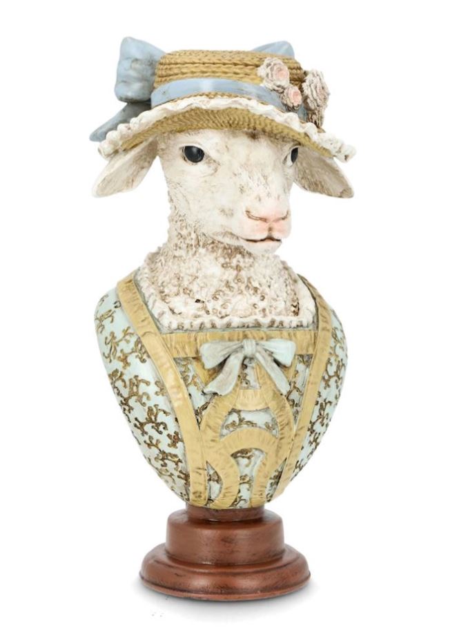 Dekorasjon Byste Får 30 cm