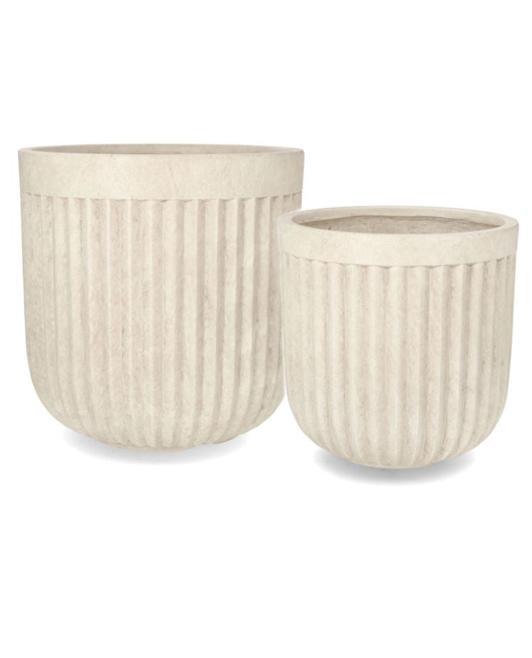 Utendørs Blomsterpotte Catania Marble Ø29/37 cm 2-pack