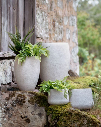 Utendørs Blomsterpotte Carrara Marble Ø27/36 cm 2-pack