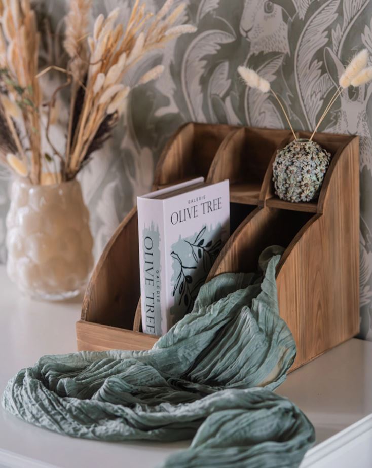 Dekorasjon Bokeske Olive Tree 2-pakning 16x5x24 cm