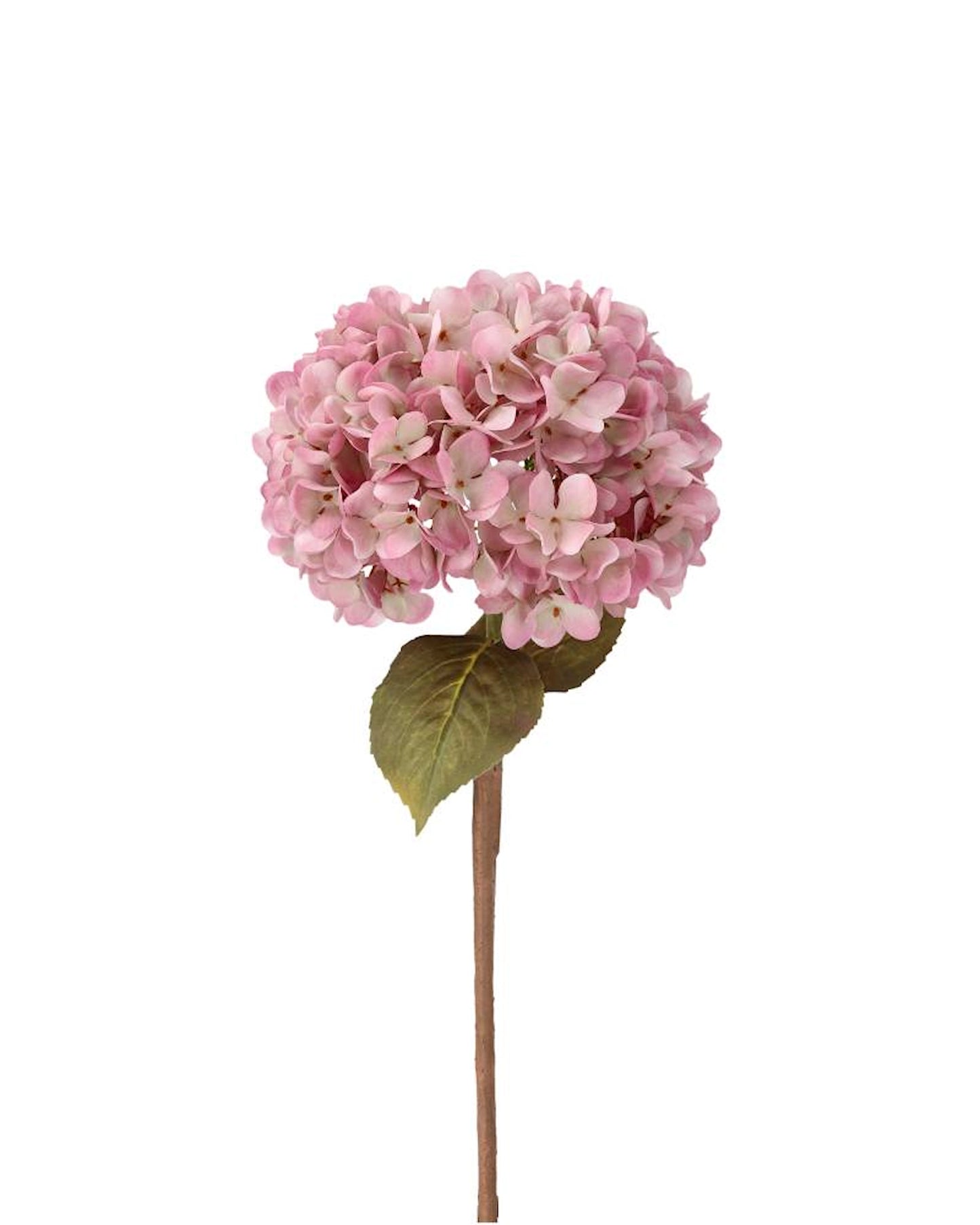 Kunstig Hortensia stilk Rosa 3-pakning 84 cm