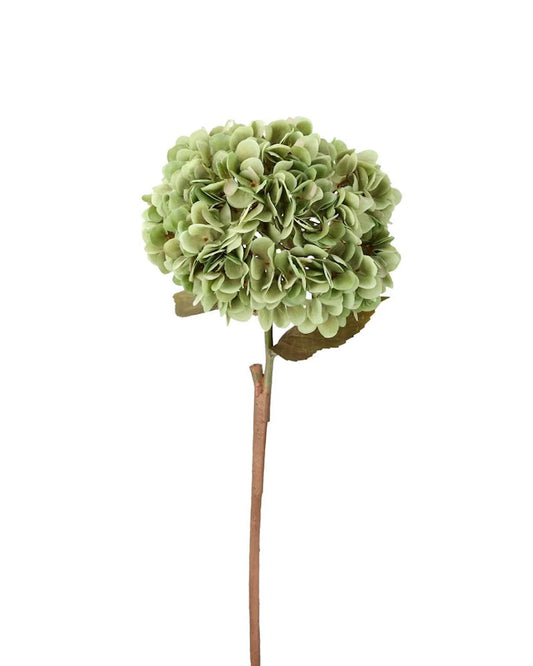 Kunstig Hortensia stilk Grønn 3-pakning 84 cm