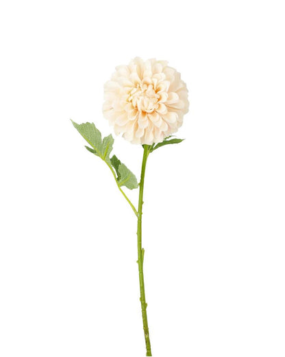 Kunstig stilk Dahlia Aprikos 3-pakning 50 cm