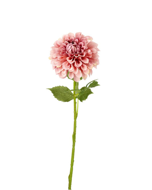Kunstig stilk Dahlia Dusty Pink 3-pakning 50 cm