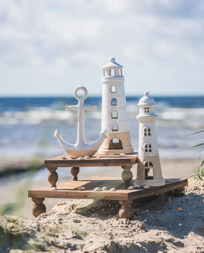 Dekorasjon Fyr Fyrtårn 33 cm