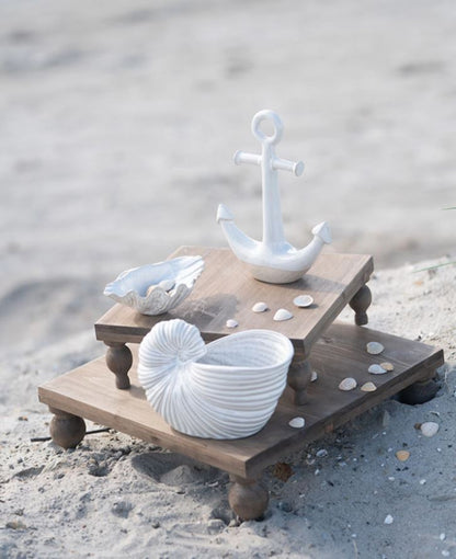 Blomsterpotte Skjell 2-pakning 20x12x15 cm