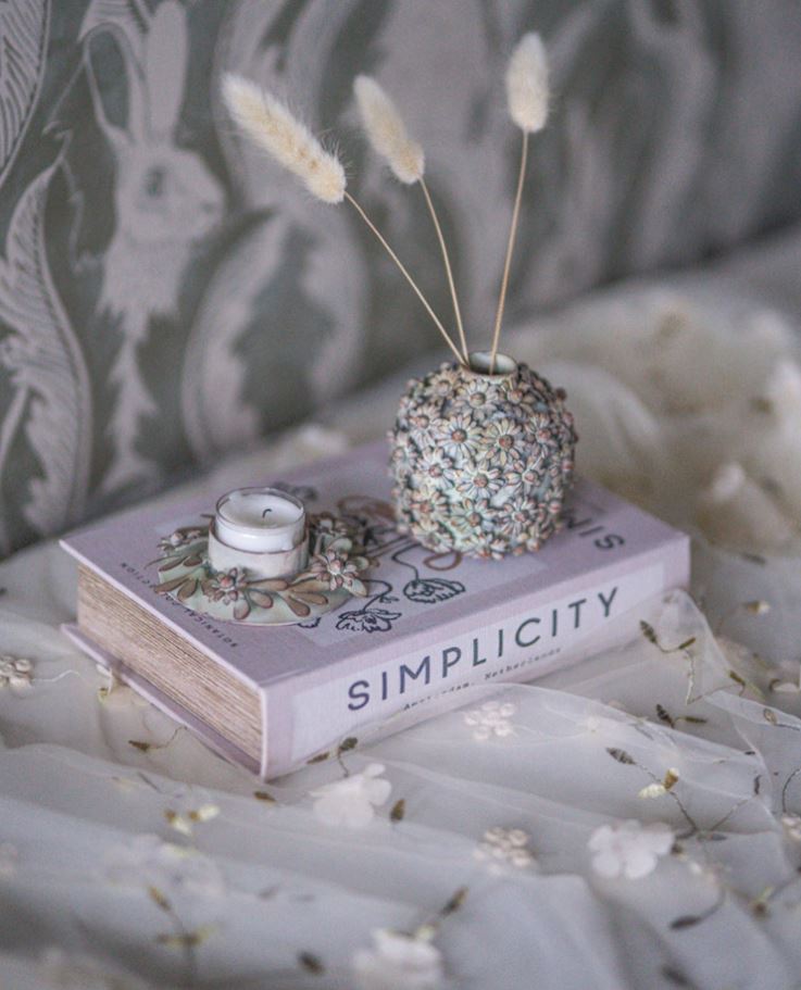 Dekorasjon Bokeske Simplicity 2-pakning 16x5x24 cm