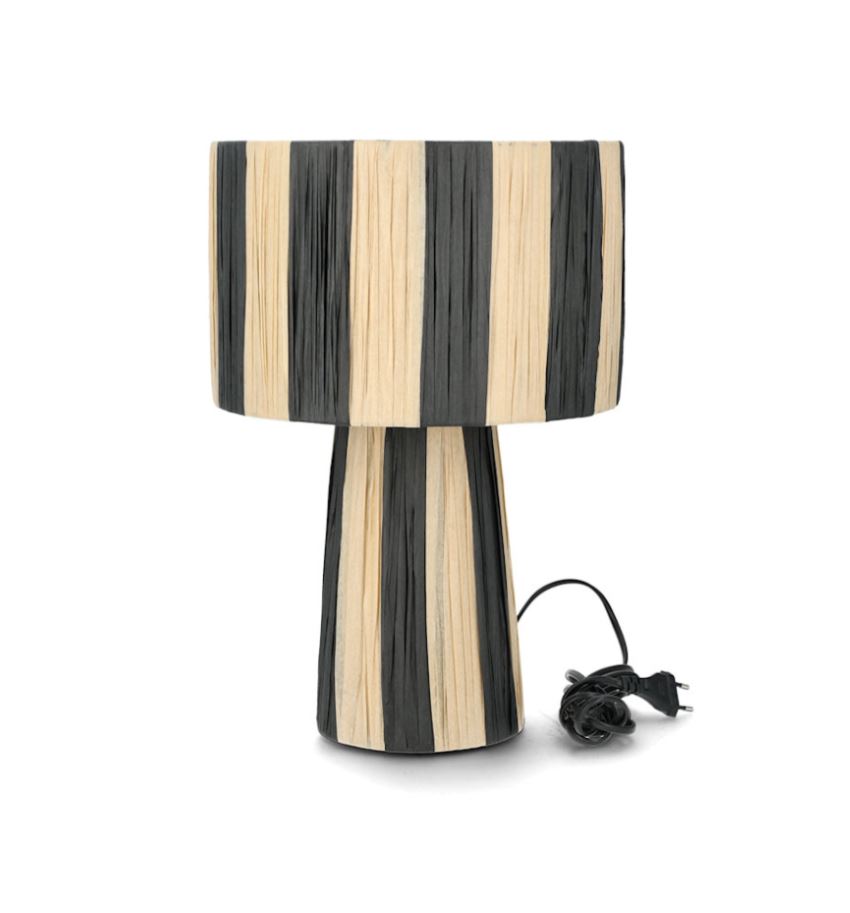 Bordlampe Katie Stripete 38 cm