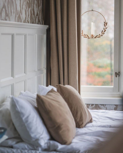 Hengende lysestake Floral Beige 34 cm På lager Mars 2026