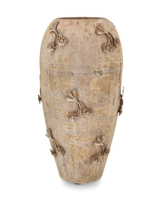 Vase Elina Floral Beige 34 cm På lager Mars 2026