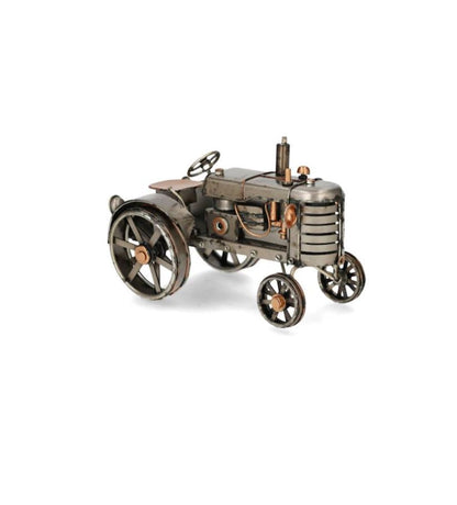 Dekorasjon Traktor Metallisk 17 cm