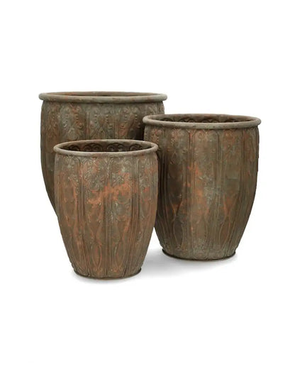 Blomsterpotte Utendørs Lenore Corena Ø24/29/36 cm 3-pakning