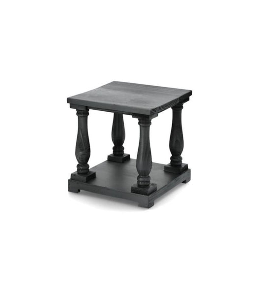 Dekorativt Piedestalbord 20x20x21 cm Svart