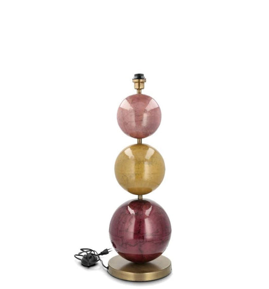 Gulvlampe Multi Stone 3 Plomme rød 78 cm