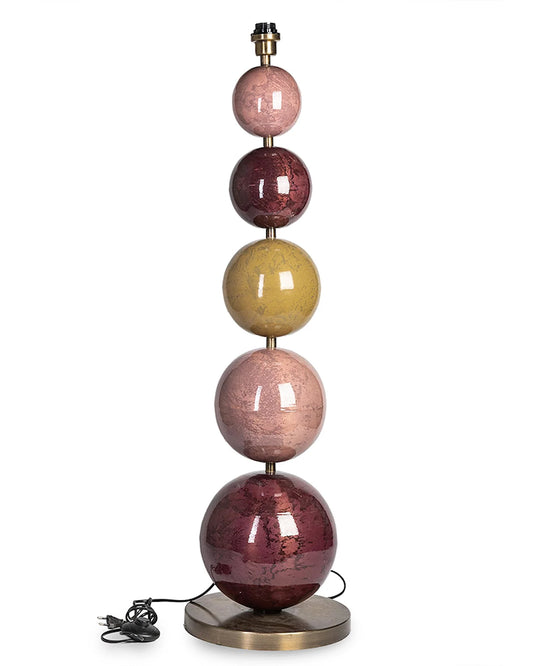 Gulvlampe Multi Stone 5 Plommefarget 112 cm