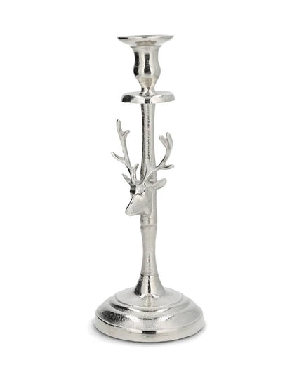 Julelysestake Majestetisk 33 cm Sølv