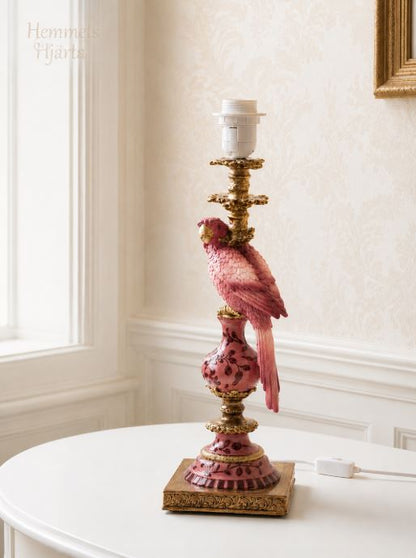 Bordlampe Papegøye 43 cm Rosa