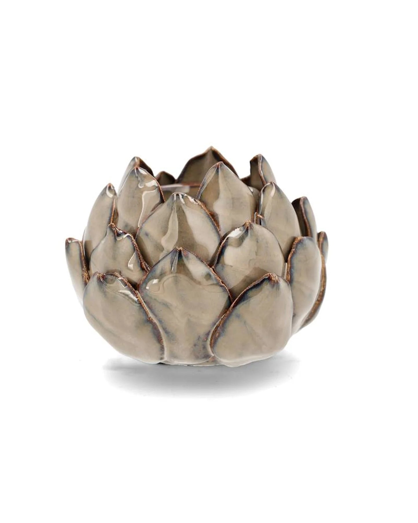 Lysestake/lykt 2-pakning Artisjokk Glaze Ø11x8 cm Beige På lager Juli 2026