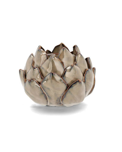 Lysestake/lykt 2-pakning Artisjokk Glaze Ø11x8 cm Beige På lager Juli 2026