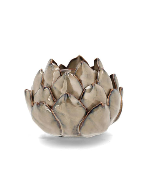 Lysestake/lykt 2-pakning Artisjokk Glaze Ø11x8 cm Beige På lager Juli 2026
