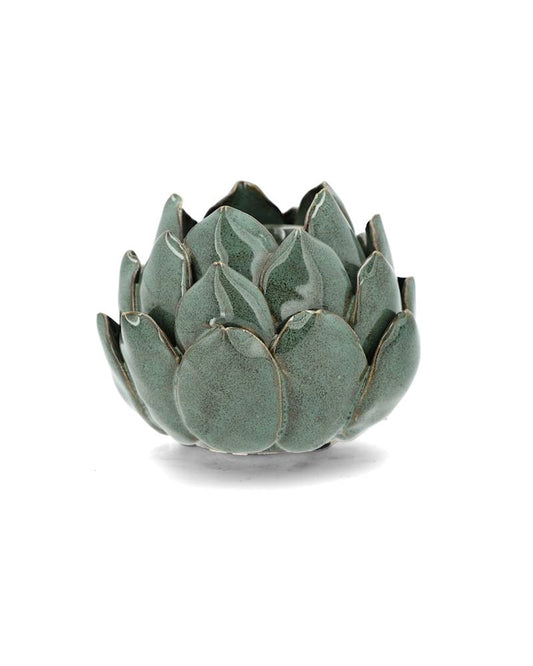 Lysestake/lykt 2-pakning Artisjokk Glaze Ø11x8 cm Grønn På lager August 2026