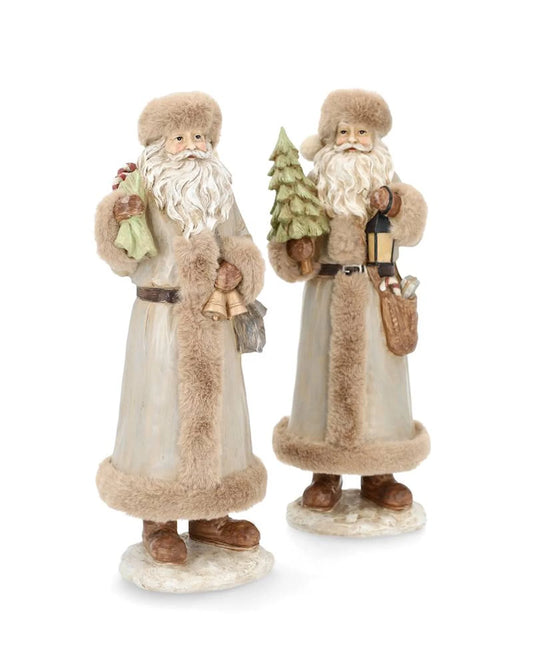 Innendørs julepynt Nisse pelslue 2-pakning 36 cm
