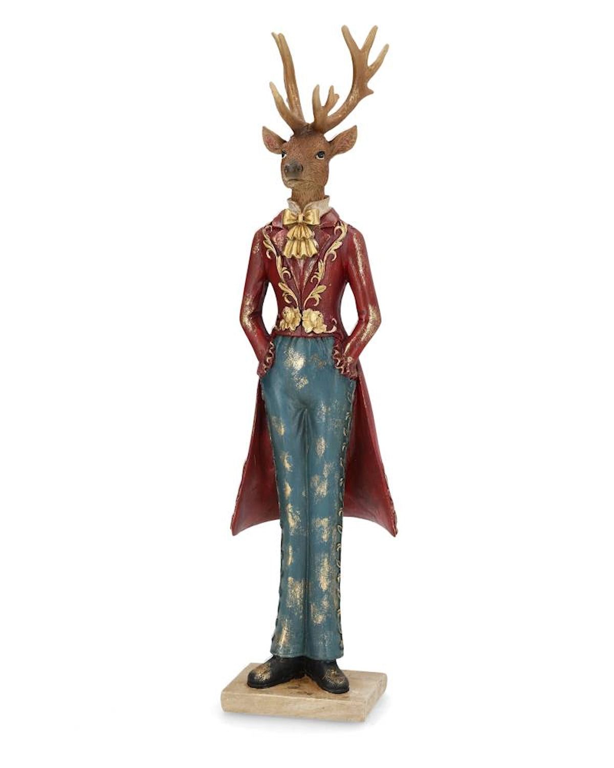 Dekorasjon Statue Herr Hjort 39 cm