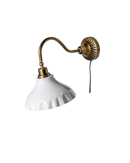 Vegglampe Lorens 27 cm Hvit