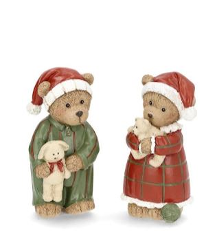 Innendørs Julepynt Teddybjørn Pyjamas Mix
