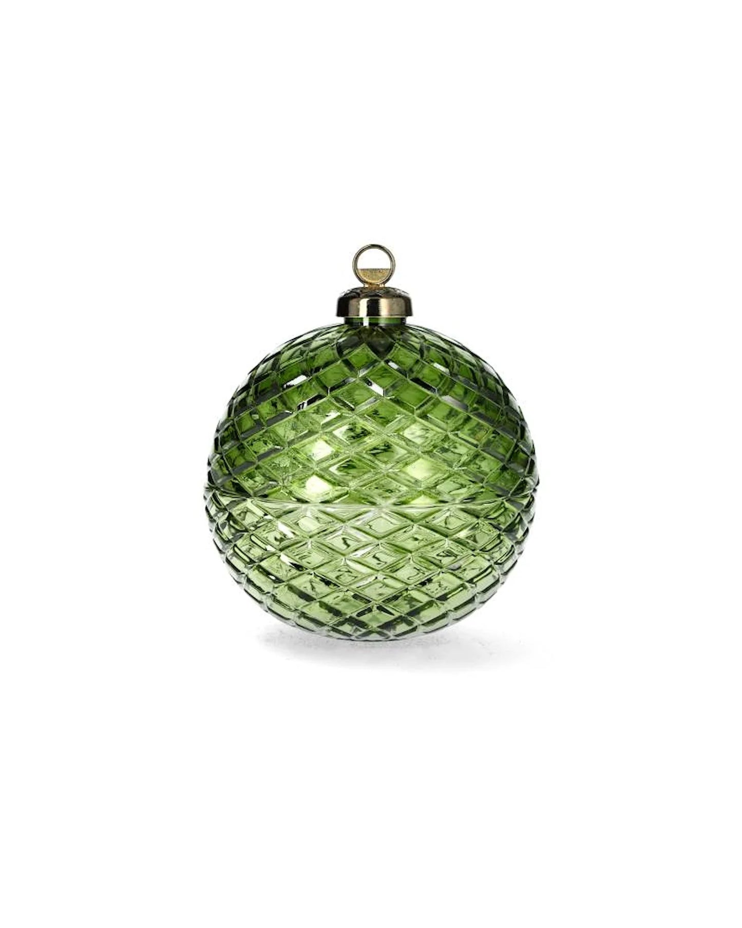 Innendørs julepynt Krukke i glass, juletre, 2-pakning