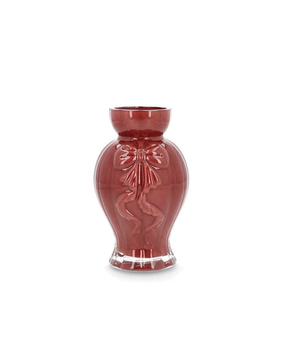 Dekorativ vase Evelina Cranberry 17 cm