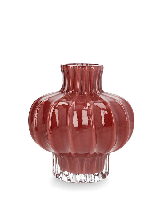 Dekorativ vase Ellinor Cranberry 22 cm